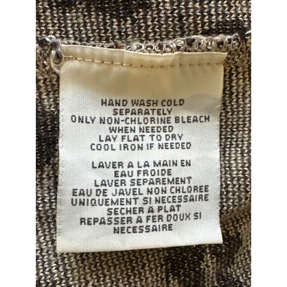 Ralph Lauren Denim & Supply Ombre Leopard Print V-Neck Sweater S Classic Preppy - Picture 7 of 11